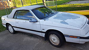 For Sale - 1990 Chrysler Lebaron Convertible-20170508_185419.jpg